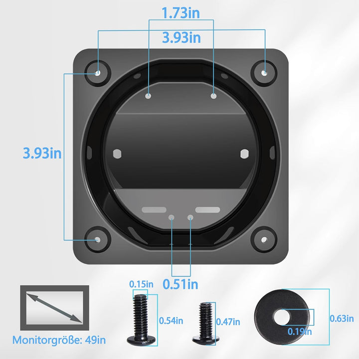 G95SC VESA Halterung Kompatibel mit Samsung Odyssey G9 OLED 49 Zoll Monitor, G93SC (LS49CG934SUXEN,