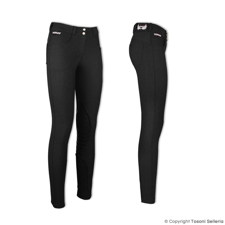 Horses "Aurora Damenhosen ITA 46 / DE 42 Schwarz, ITA 46 / DE 42 Schwarz