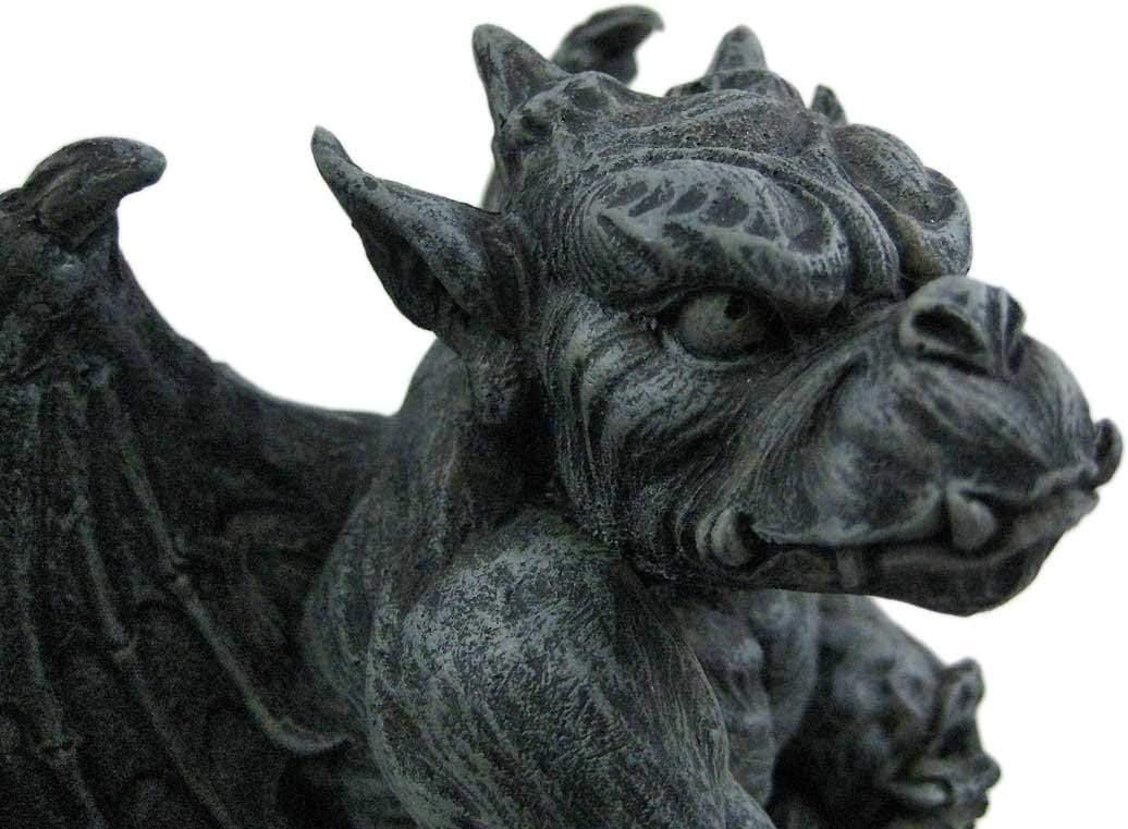Gargoyle Figur hockend - Fantasy Deko