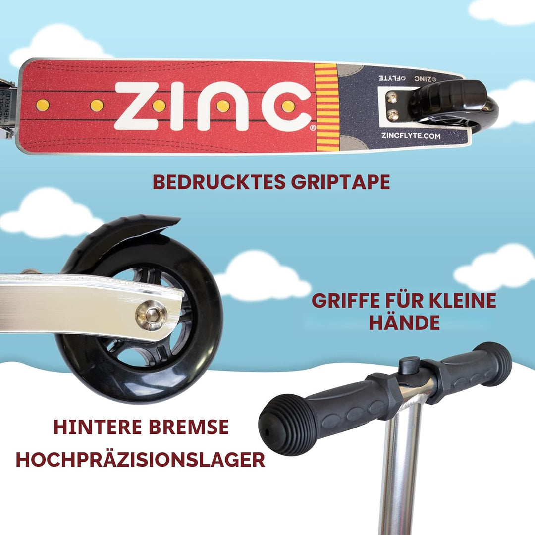 Flyte Scooter Koffer - 2-in-1, 45 cm Reisekoffer Kinder, 25 Liter Fassungsvermögen Kinderkoffer Hand