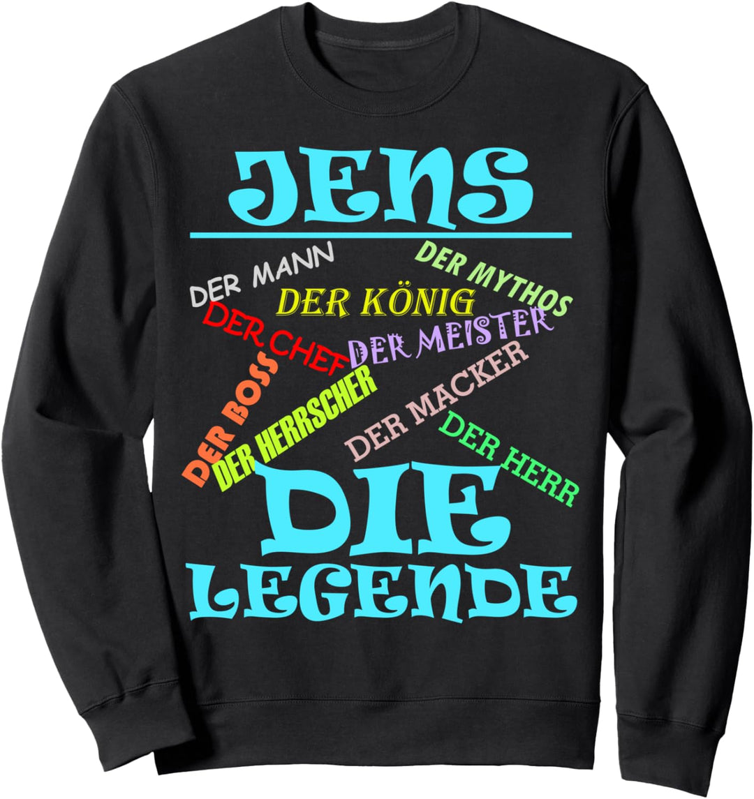 Lustiger Männer Name Vorname Jens mit Spruch zu Weihnachten Sweatshirt
