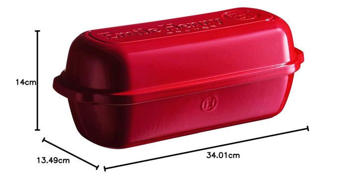 Interhal 345503 Italienisches Brot Leib Bäcker, Keramik, Burgund Grand Cru, Grand Cru