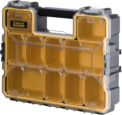 Stanley FatMax Profi-Organizer & FatMax Aufbewahrungsbox (44.29 cm x 35.60 cm x 11.00 cm, tiefe Fäch