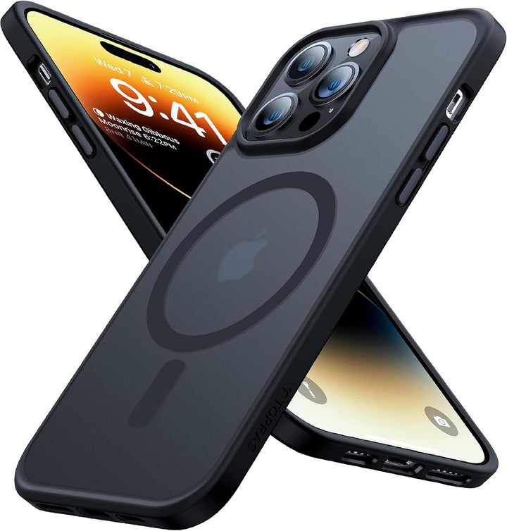 TORRAS für iPhone 14 Pro Hülle für MagSafe (Zertifizierte Schutzfähigkeit und Magnetkraft) Handyhüll