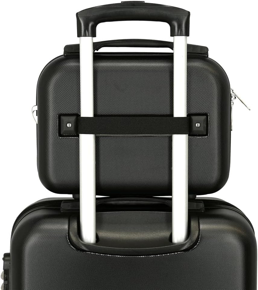 Pepe Jeans Cromwell Adaptable Kulturbeutel, Schwarz, 29 x 21 x 15 cm, starres ABS, 9,14 l, 0,63 kg