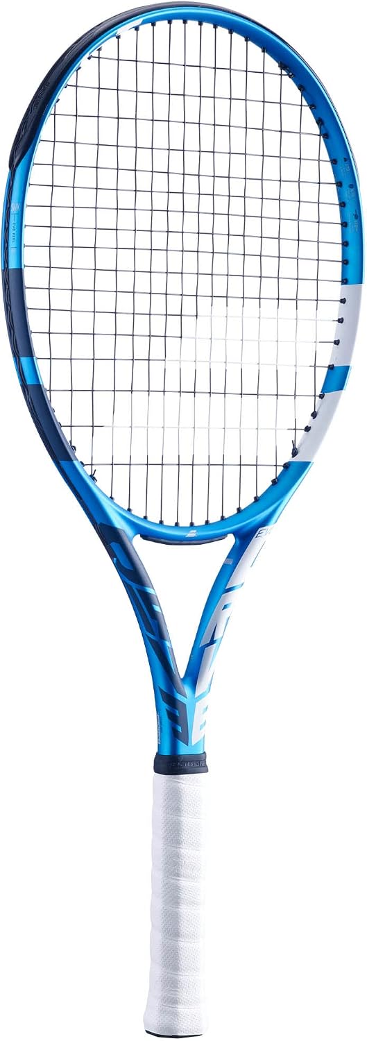 Babolat Evo Drive Strung Tennisschläger für Erwachsene, Unisex, 136-blau, mit Tasche Taille de Grip