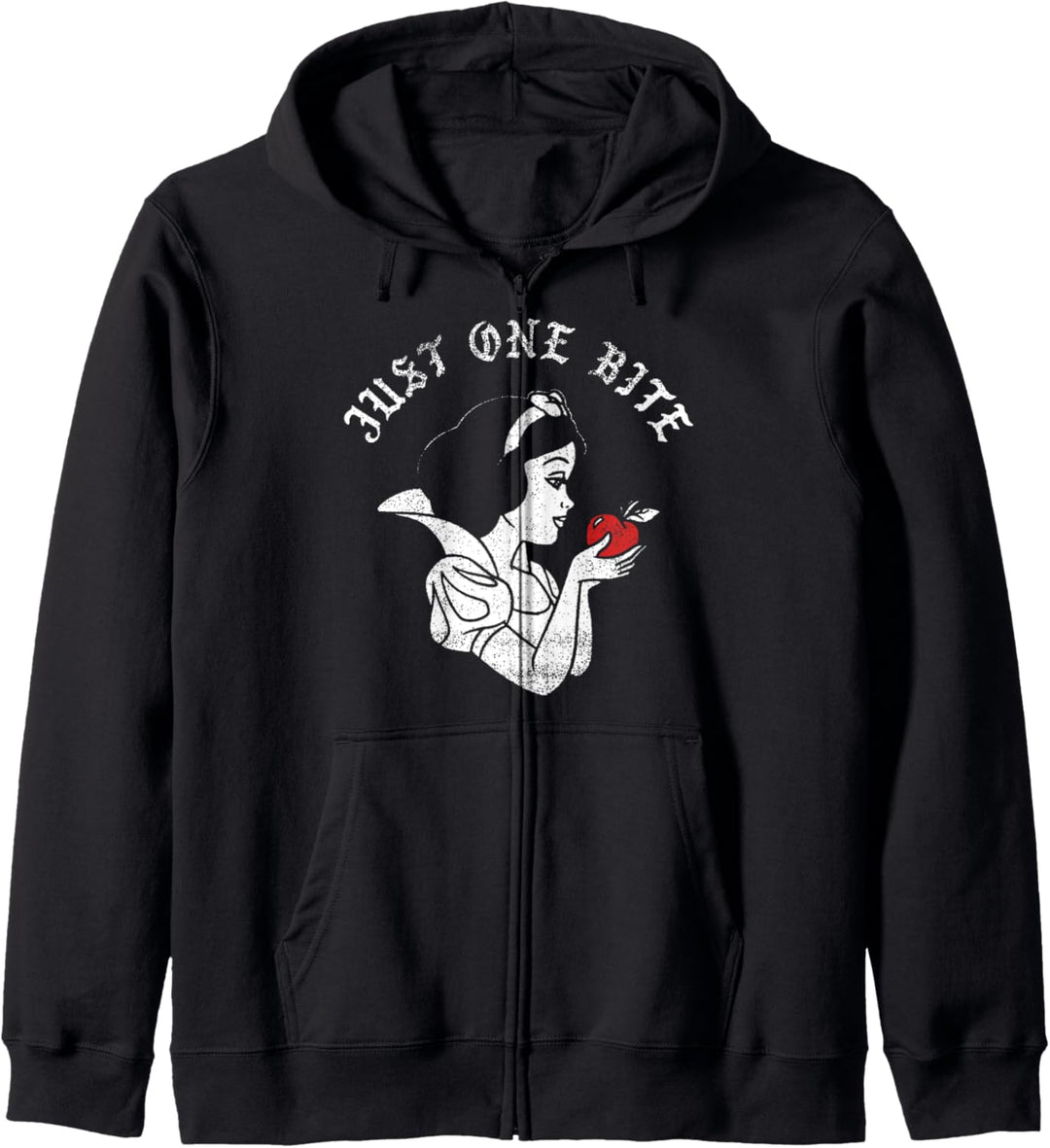 Disney Snow White Just One Bite Side Profile White Stamp Kapuzenjacke