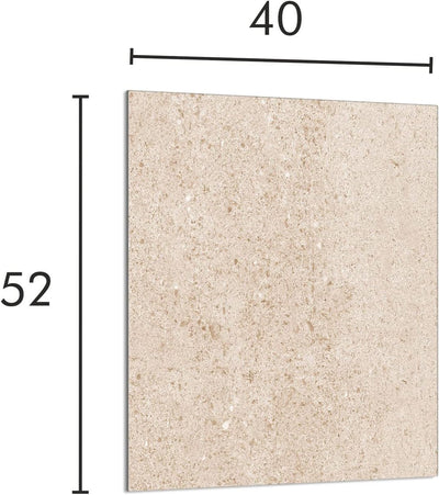 DarHaus Herdabdeckplatte einteilig 40x52 cm Ceranfeld Abdeckung Glas Spritzschutz Abdeckplatte Glasp