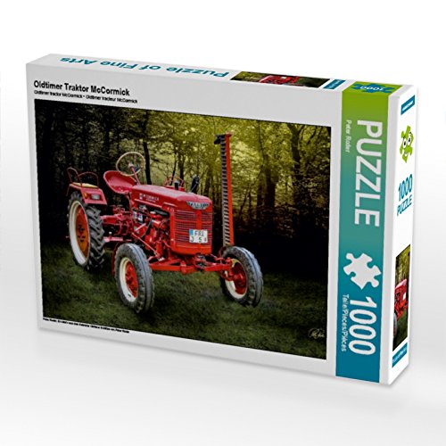 CALVENDO Puzzle Oldtimer Traktor McCormick 1000 Teile Lege-Grösse 64 x 48 cm Foto-Puzzle Bild von Pe