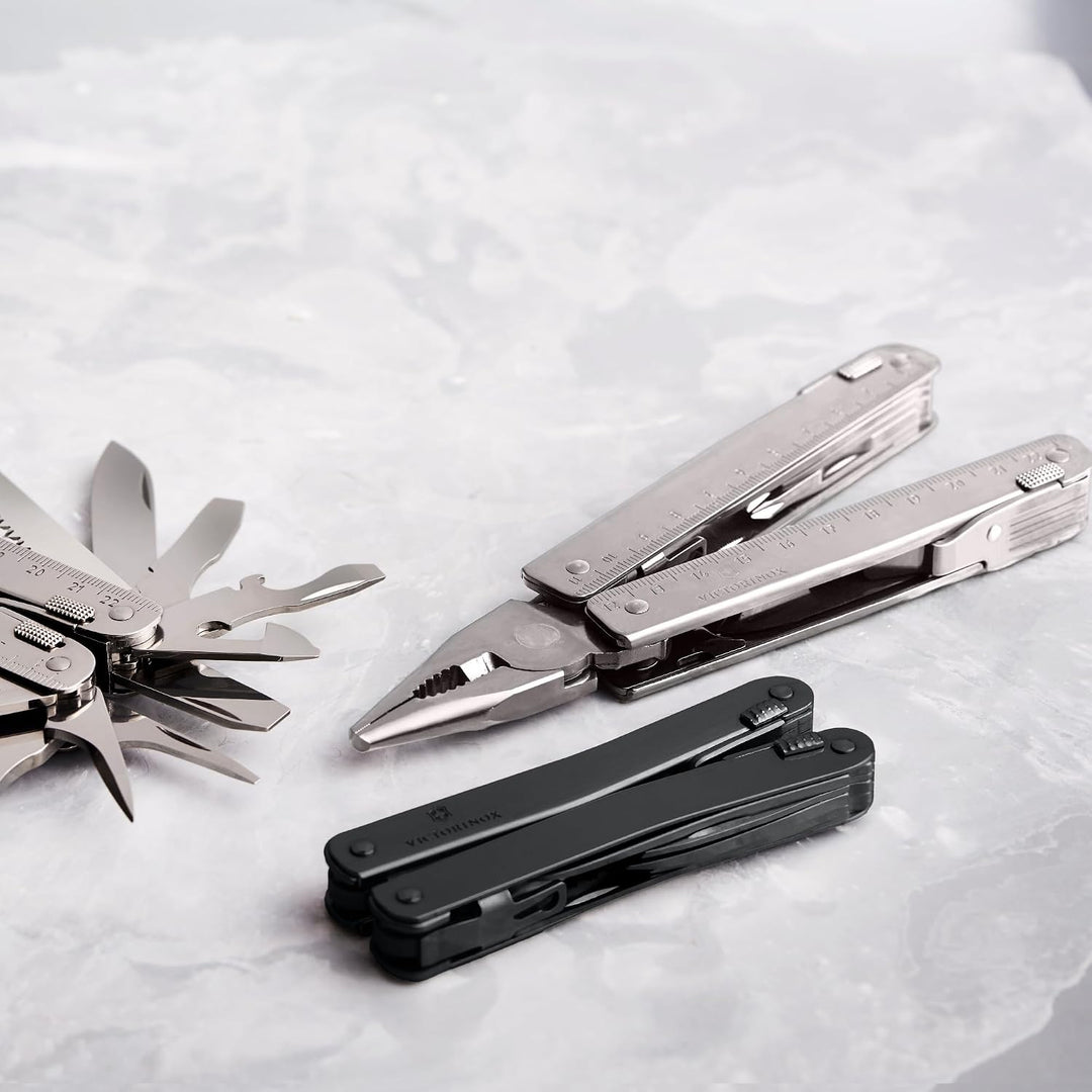 Victorinox Multitool-Werkzeug Swiss Tool Spirit XBS, Taschenmesser, 27 Funktionen, Kombi-Spitzzange,