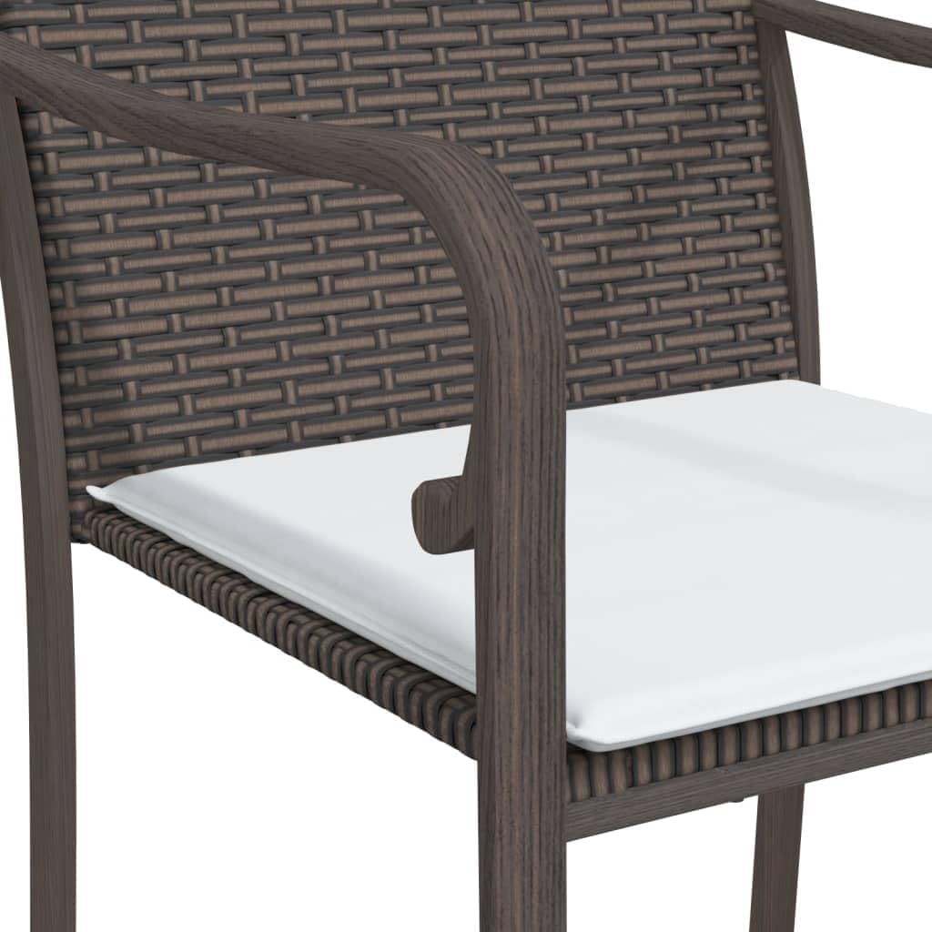 Festnight Poly Rattan Sitzgruppe Gartenmöbel Set Garten Essgruppe 6 Personen Gartenmöbel Set mit 6 G