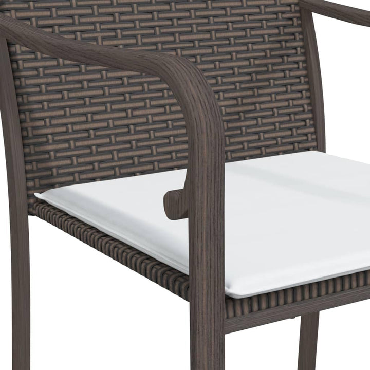 Festnight Poly Rattan Sitzgruppe Gartenmöbel Set Garten Essgruppe 6 Personen Gartenmöbel Set mit 6 G