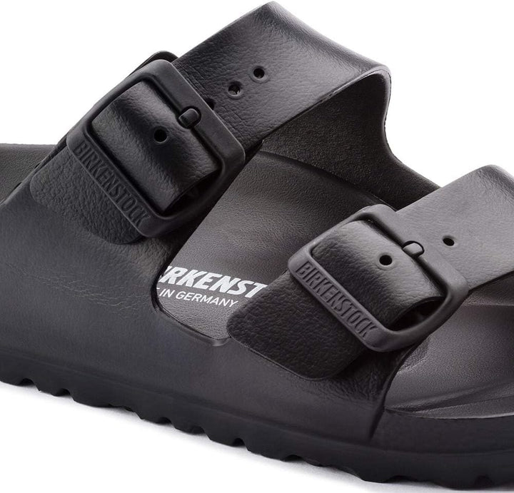 BIRKENSTOCK Damen Arizona Eva Pantoletten, 46 EU Schwarz