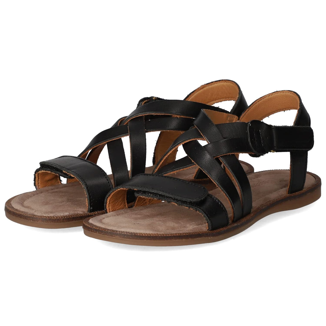 Bisgaard Mädchen Clea Sandal 33 EU Schwarz, 33 EU Schwarz