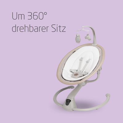 Maxi-Cosi Cassia Babywippe Elektrisch, 0–6 Monate, max. 9 kg, Babyschaukel Elektrisch, 12 Melodien,
