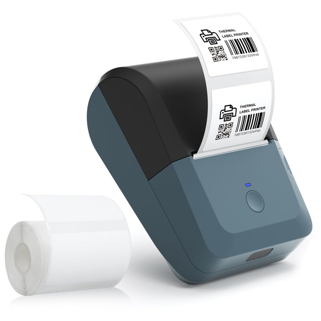 Bisofice Y50 Etikettendrucker Bluetooth Etikettendrucker Thermoetikettendrucker mit 1 Rolle Etikette