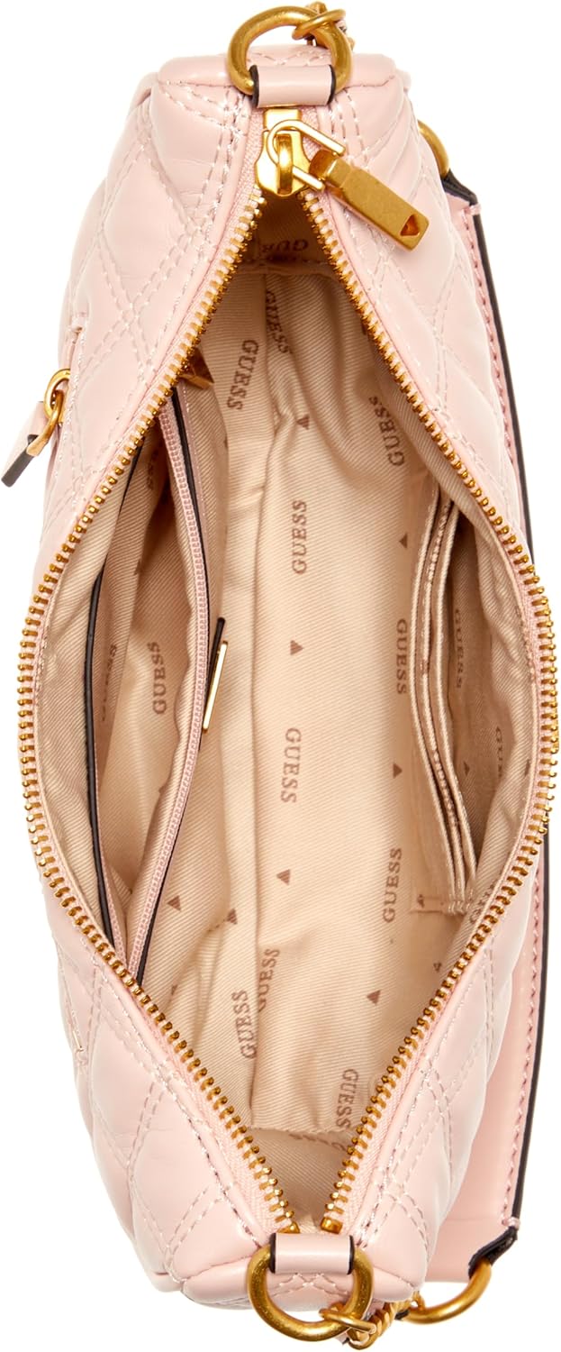 GUESS Damen Giully Top Zip Shoulder Schultertasche, Reissverschluss Oben