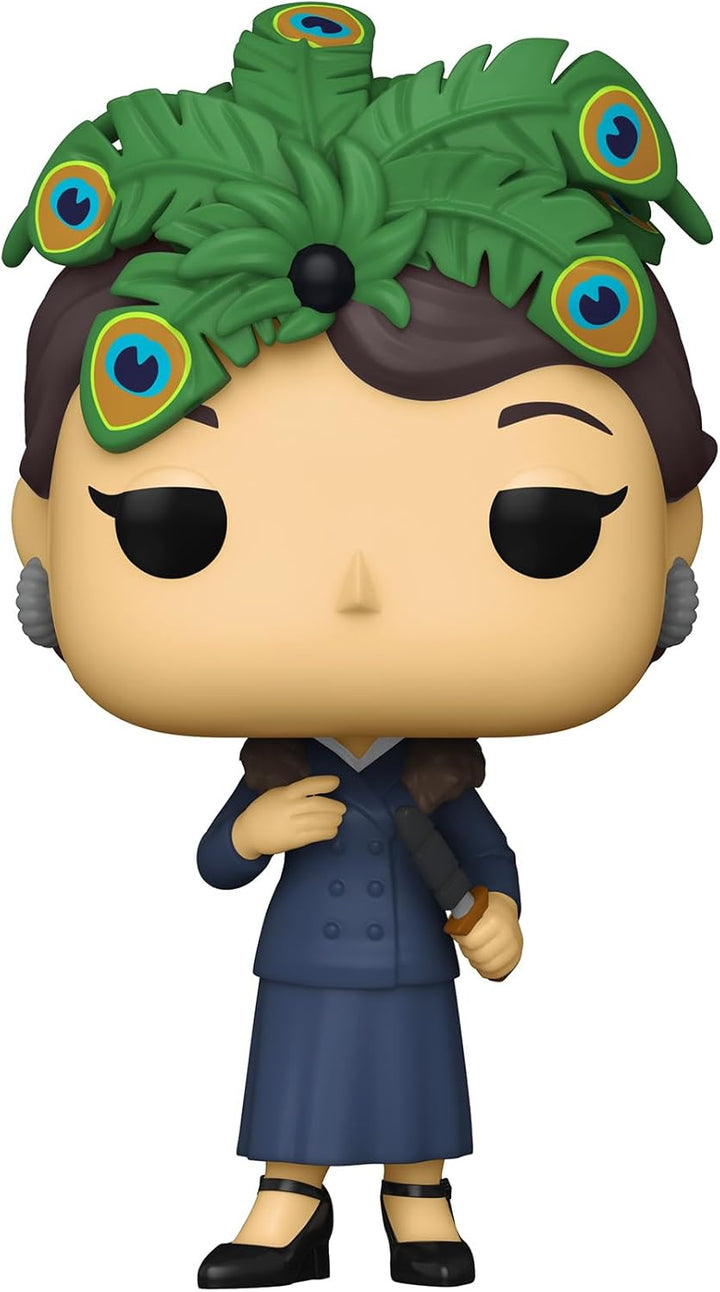 Funko POP! Vinyl: Clue - Mrs PeacockPeacock Mit Knife - Vinyl-Sammelfigur - Geschenkidee - Offiziell