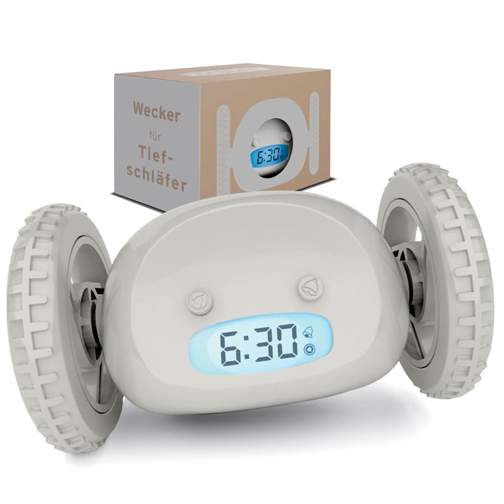 CLOCKY Lauter Wecker Digital Wecker Laut für tiefschläfer Erwachsene Jugendliche Lustig für schwerhö