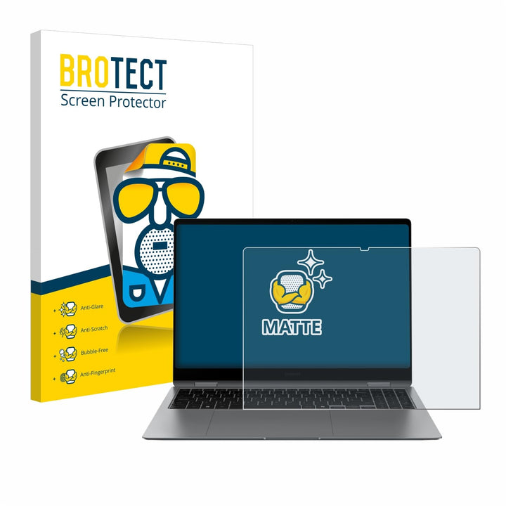 BROTECT Entspiegelungs-Schutzfolie für Samsung Galaxy Book5 Pro 360 16" Matte Displayschutz-Folie, A
