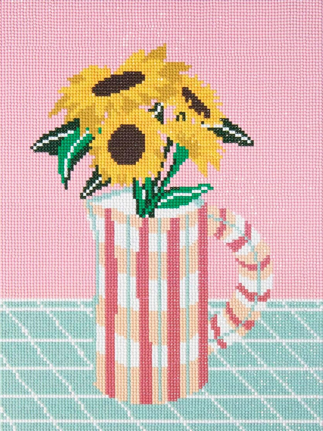 Dabble Diamanten Malset für Erwachsene - Komplettes Diamanten Malset mit Leinwandrahmen, Kristall-Di