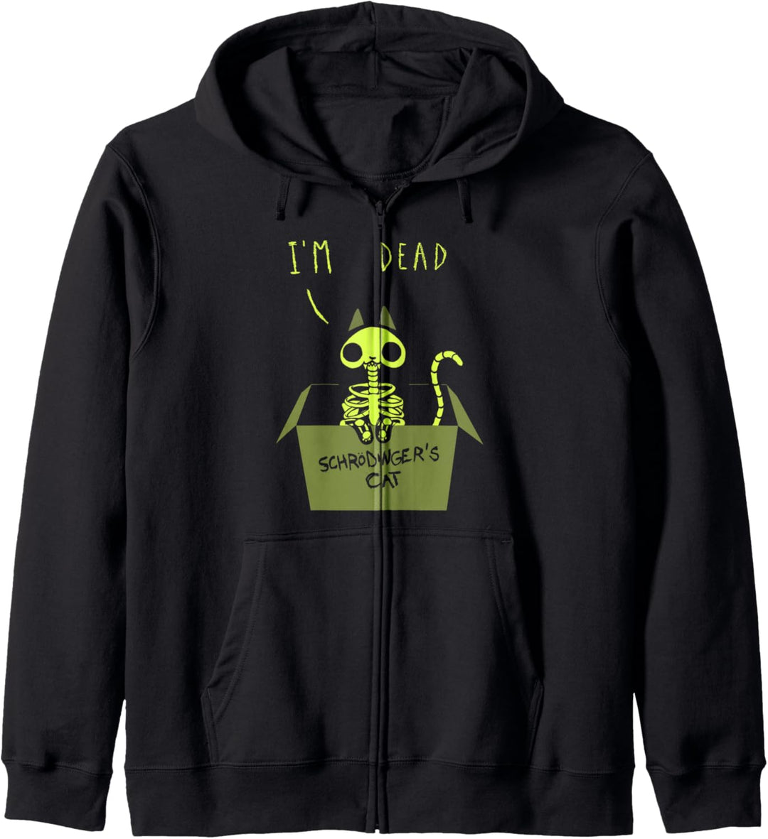 Cute Schrödinger's Cat Dead Kapuzenjacke