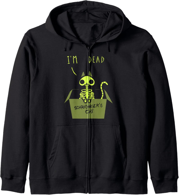 Cute Schrödinger's Cat Dead Kapuzenjacke