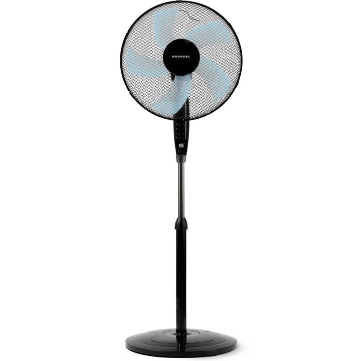 Grunkel Fan-165r Ng Standing Fan One Size Runder Sockel, Schwarz, Runder Sockel, Schwarz