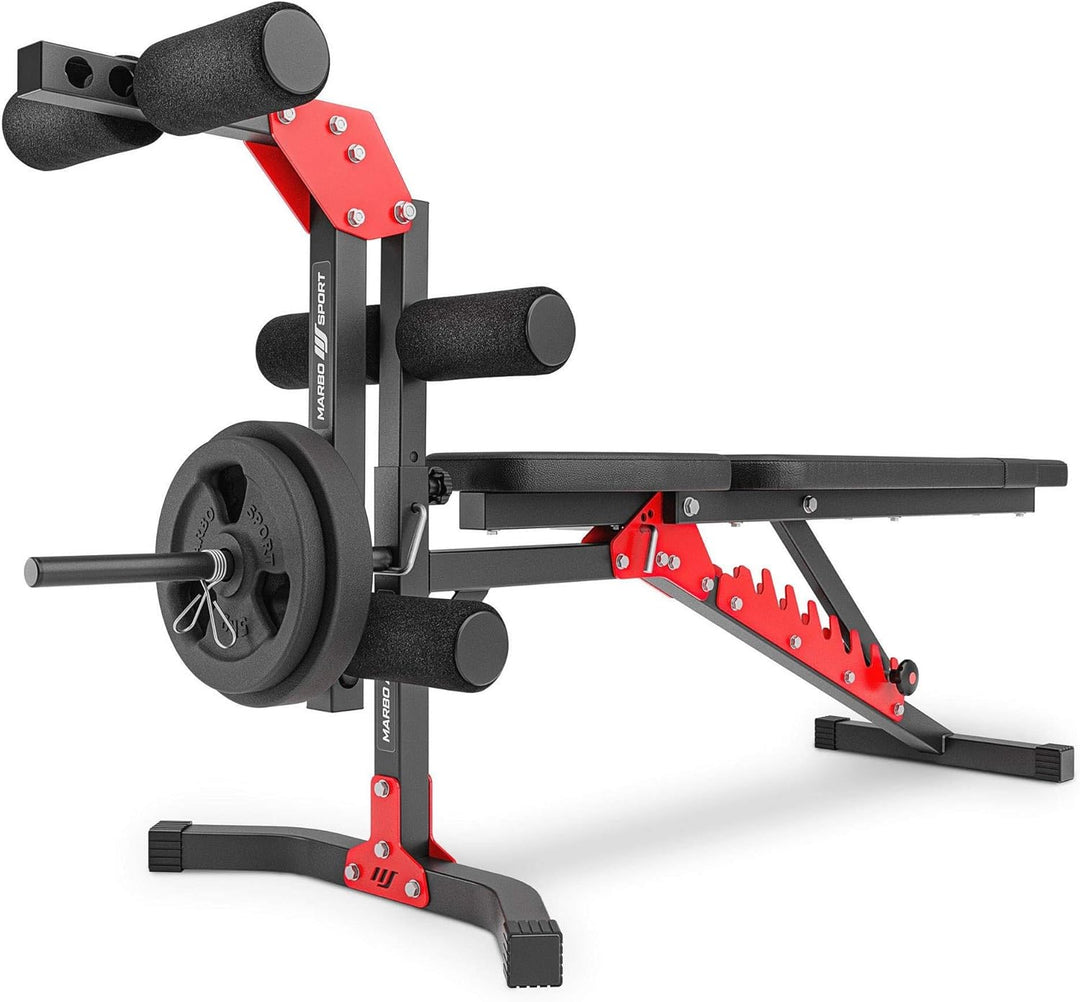 Marbo Sport Beintrainer (zur Home Linie Hantelbank - MH Symbol) MH-A102 2.0 | Made in EU Schwarz, Sc