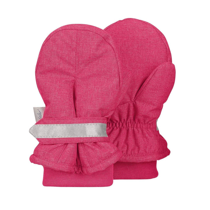 Sterntaler Unisex Kinder Fäustlinge Melange mit Daumen, Klettverschluss mit Reflektierendem Streifen