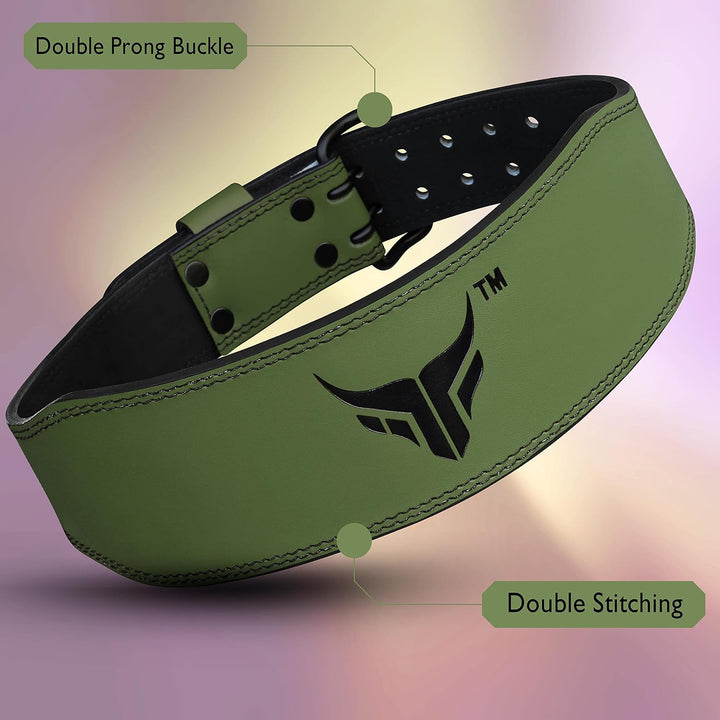 Mytra Fusion Gym Belt 4 Zoll Gewichthebergürtel Ideal für Workout, Powerlifting, Rückenstütze Frauen