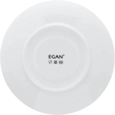 Egan PAF12/1V Cappuccino Tassen-Set, Porzellan, grün/rot, 2 Stück (er Pack), 2