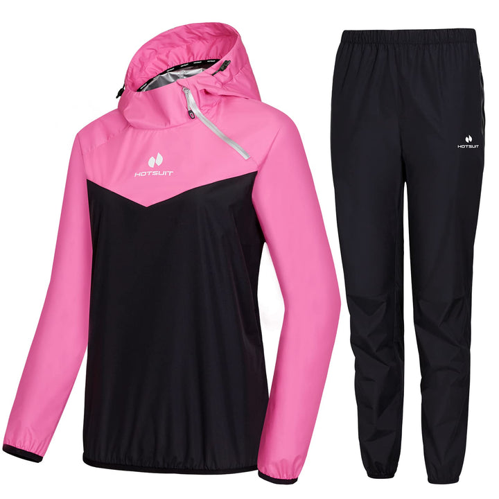 HOTSUIT Saunakostüm für Damen, Hose, Schlankheitsjacke, Fitnessstudio, Sweatshirt, Schweisskleidung,
