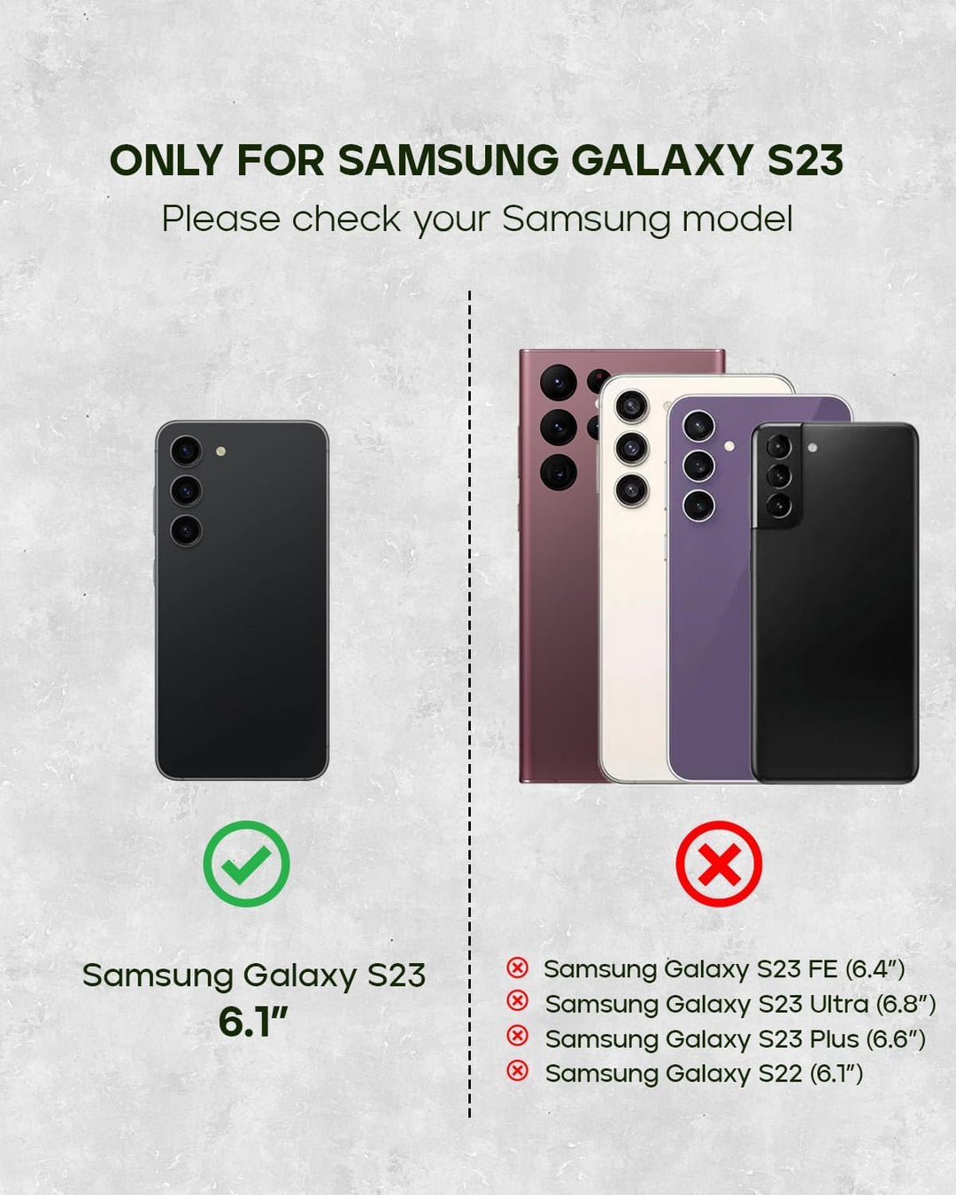 Porter Riley - Lederhülle für Samsung Galaxy S23. Premium Echtleder Standhülle/Cover/Brieftasche (Sc