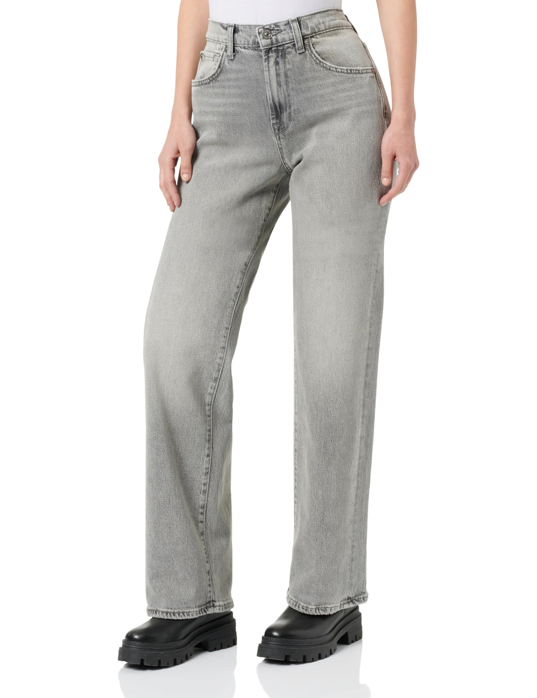 7 For All Mankind Damen Jeans 29 Grau, 29 Grau