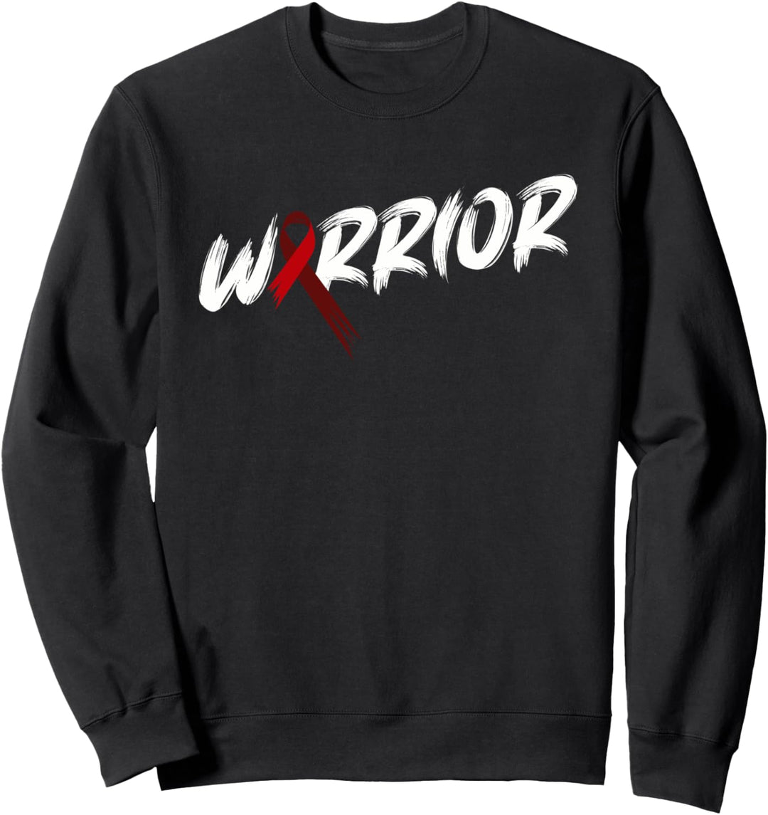 HIV-AIDS-Bewusstseinsmonat Krieger Jahrgang Autoimmunkrankhe Sweatshirt