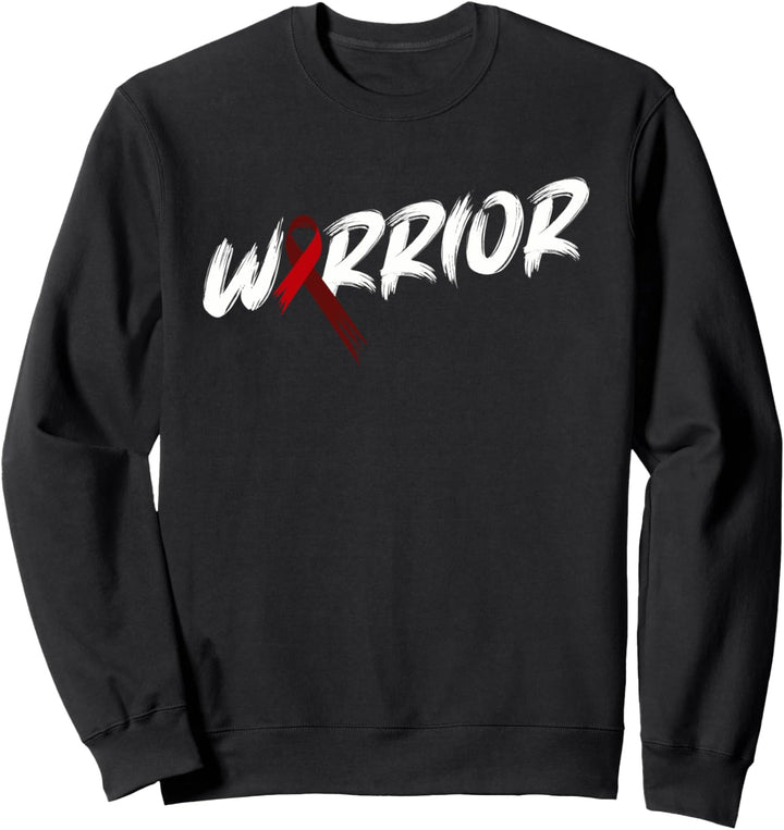 HIV-AIDS-Bewusstseinsmonat Krieger Jahrgang Autoimmunkrankhe Sweatshirt