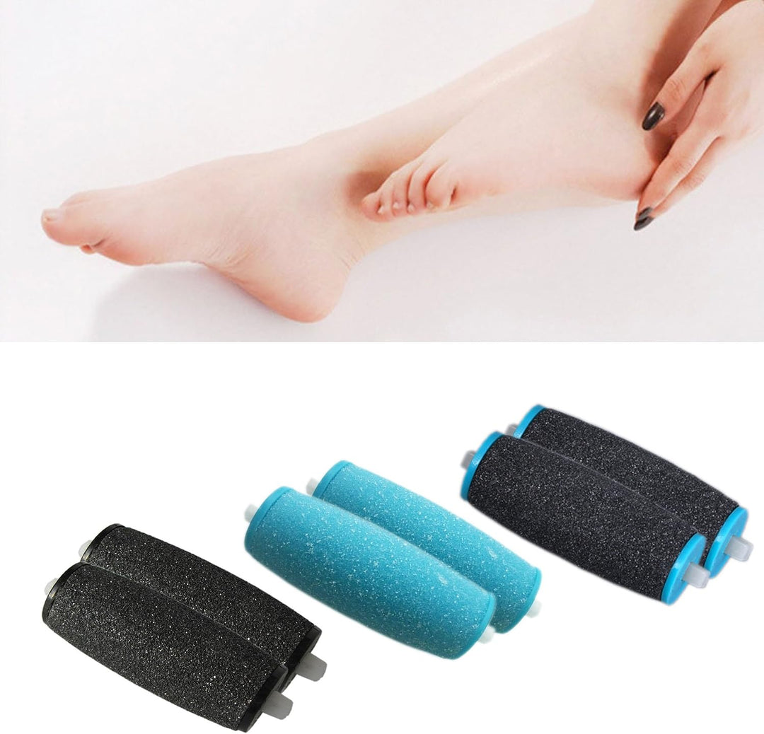 8er-Pack Mineral Ersatzrollen kompatibel mit Velvet Smooth | Pedi Pediküre Fusspflege | extra Grob |