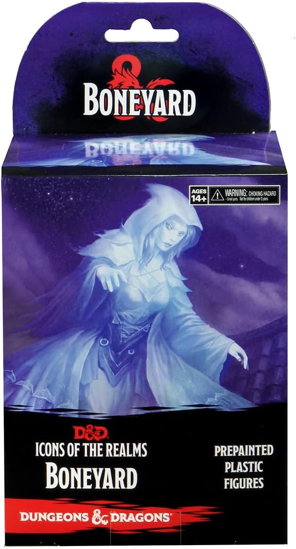 WizKids D&D Icons of The Realms Miniatures: Boneyard Booster, 4 Stück