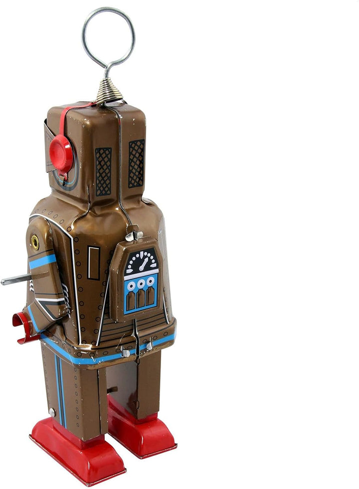 Freak Scene Superfreak Roboter - Space Robot - braun - Blechroboter - Retro Blechspielzeug, Braun