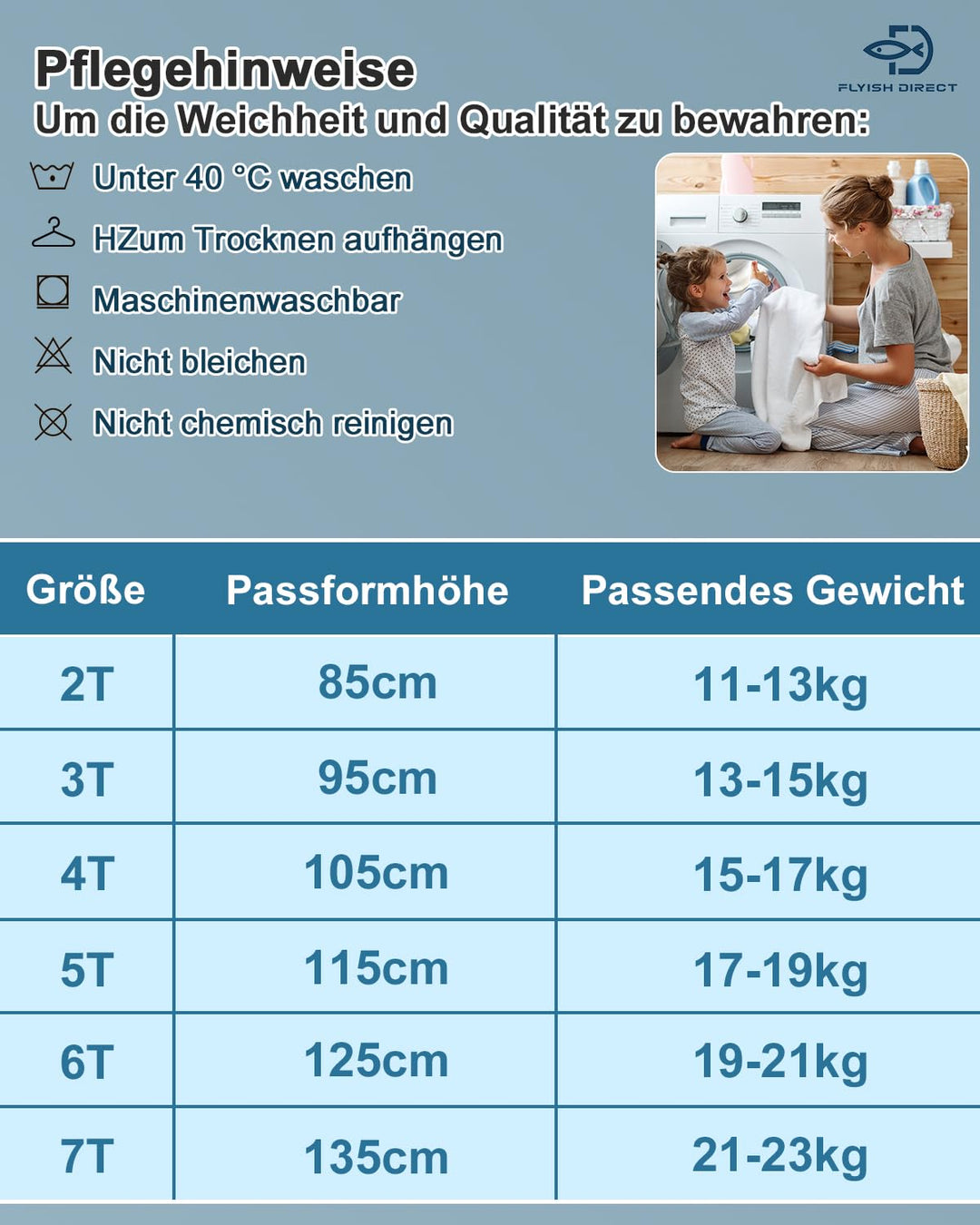 FLYISH DIRECT Töpfchen Trainingshose, Packung mit 10 Töpfchentraining Unterwäsche, 2-9 Jahre Töpfche