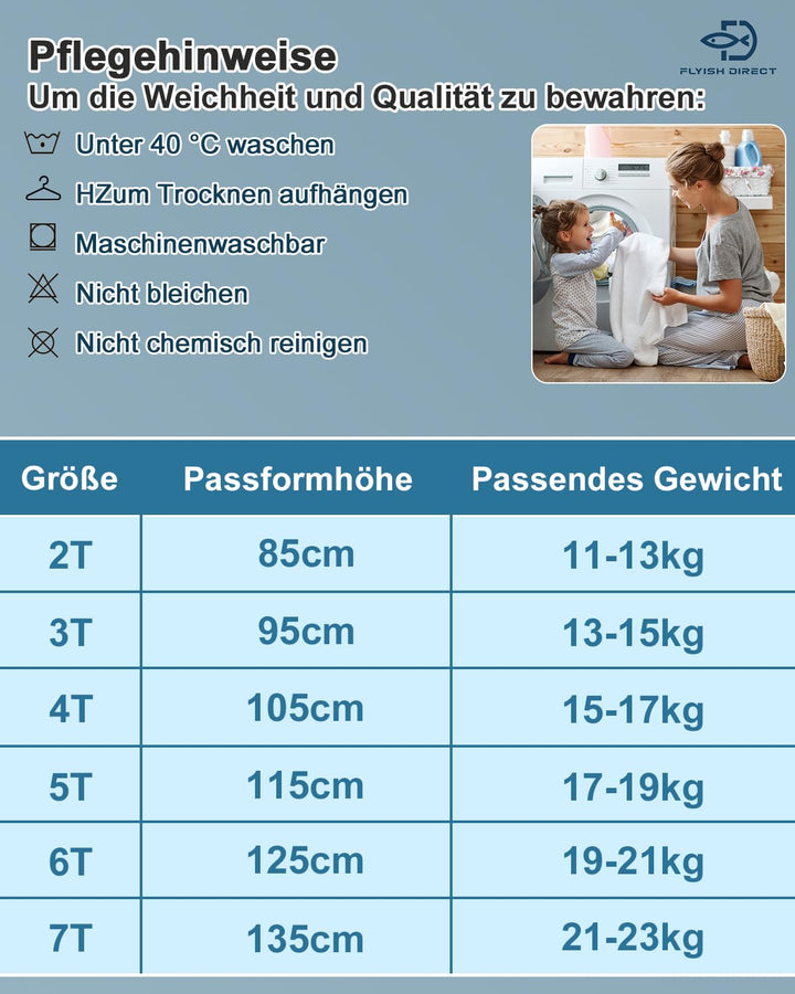 FLYISH DIRECT Töpfchen Trainingshose, Packung mit 10 Töpfchentraining Unterwäsche, 2-9 Jahre Töpfche