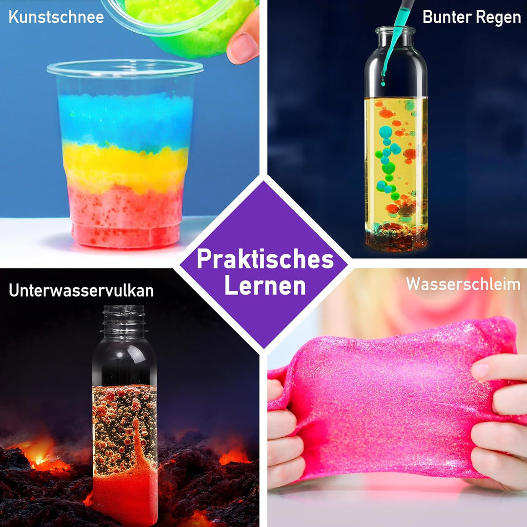 BenBen 105+ Experimente für Kinder ab 6 7 8 9 10, Wissenschaft Experimentierkasten für Kinder, STEM