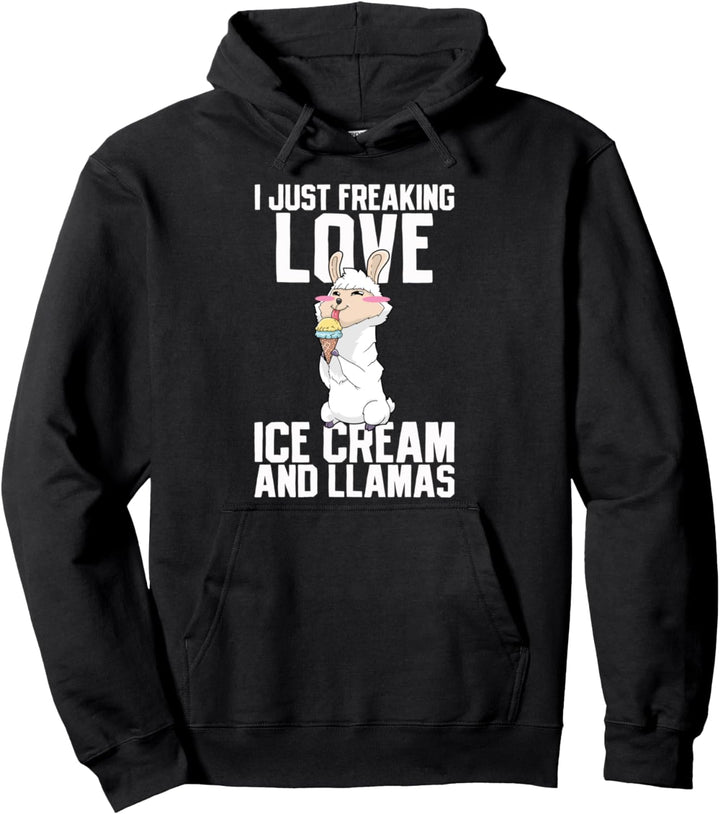 Eis Lama Kawaii Pullover Hoodie