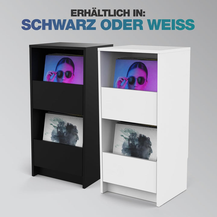 Glorious Vinyl Vault, Black - Vinyl Aufbewahrung