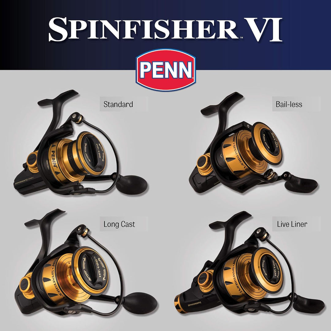 PENN Spinfisher VI Spinnrolle 3500 Spinnrollen
