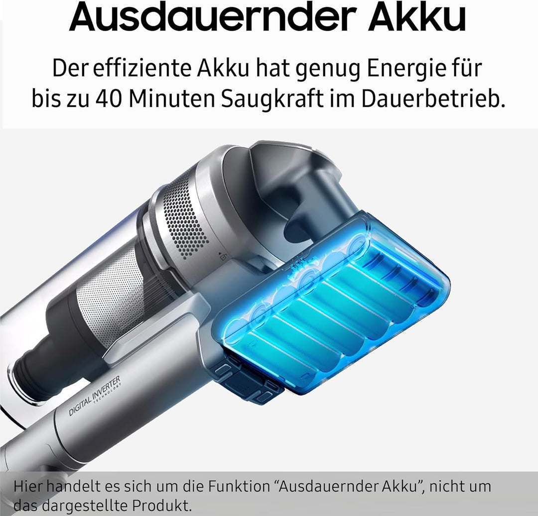 Samsung Wechselakku für Akku-Handstaubsauger Jet 60, Li-Ion-Akku, 1800 mAh, 21,6 V, Cotta Black, VCA