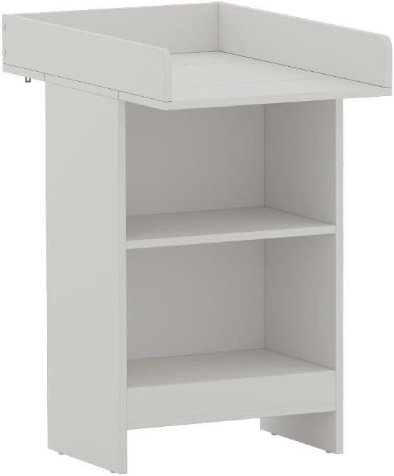 Vicco Wickelkommode Mona, Weiss, 60 x 103.5 cm mit Wickelaufsatz