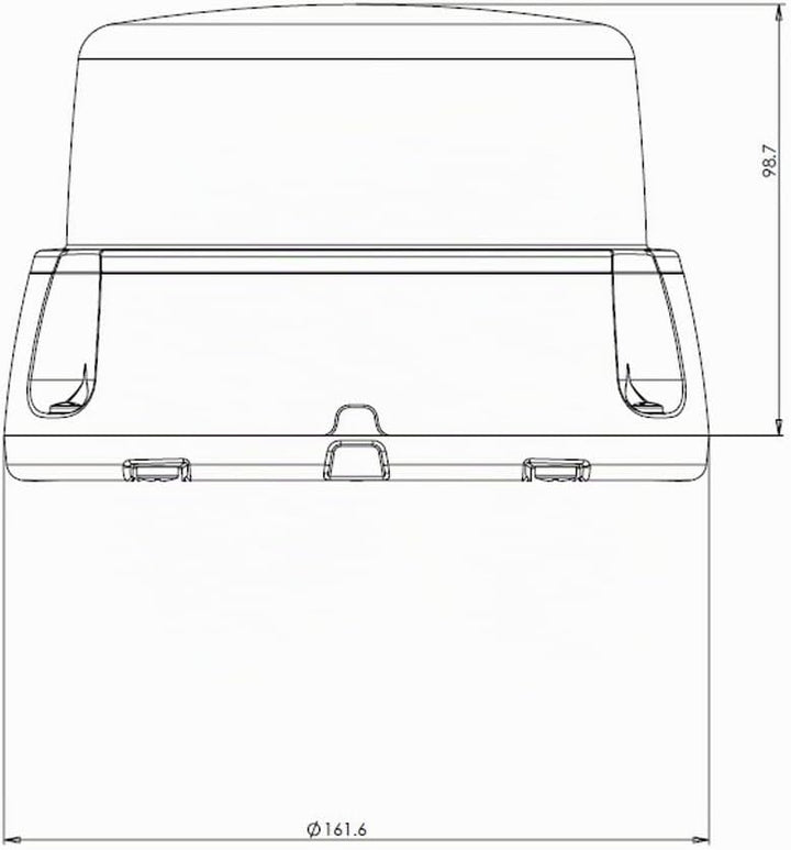 LED-MARTIN® Rundumkennleuchte - bis 250 km/h