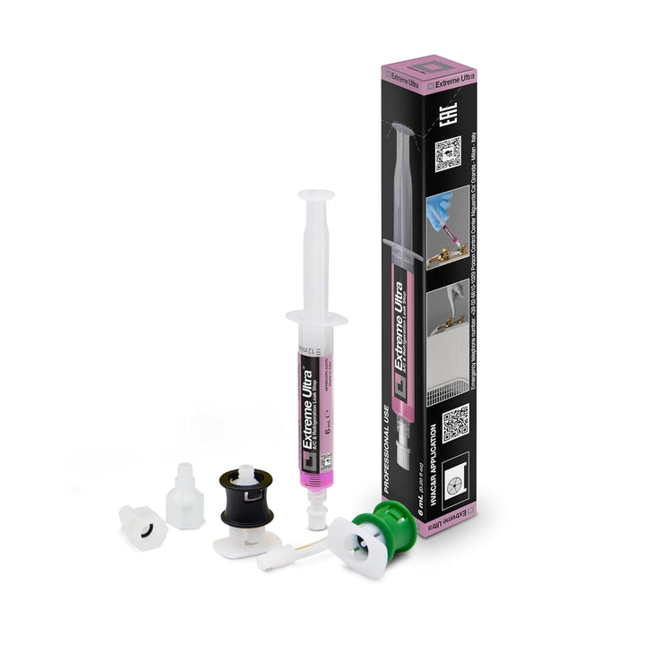 ERRECOM Extreme Ultra - 6 ml, Dichtungsmittel für Klimaanlagen und Kühlsysteme inklusive 1/4-und 5/1